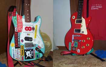 daphne blue fender strat epiphone les paul